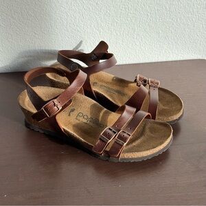 Papillio by Birkenstock Brown Leather Sandals EU 36